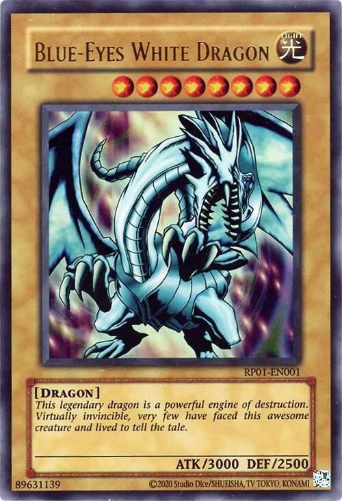 Blue-Eyes White Dragon [RP01-EN001] Ultra Rare | Exor Games Bridgewater