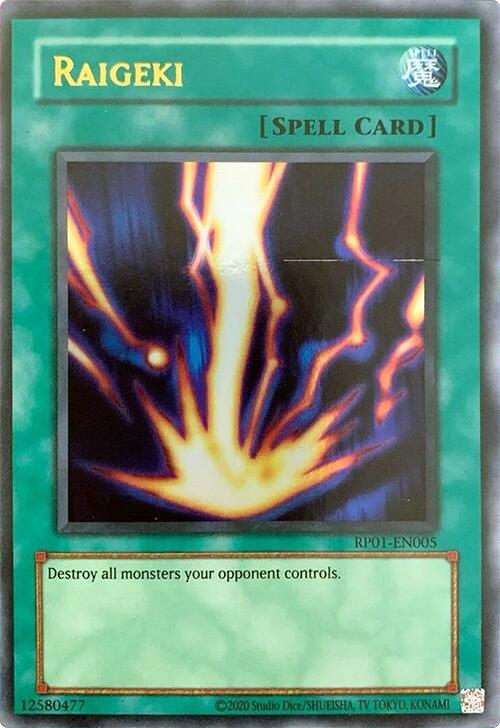 Raigeki [RP01-EN005] Ultra Rare | Exor Games Bridgewater