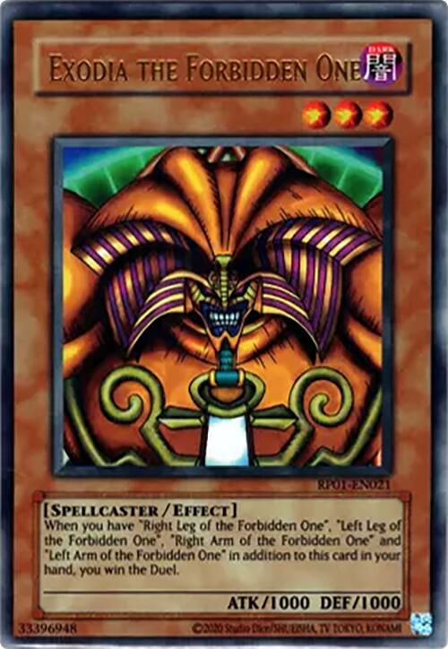 Exodia the Forbidden One [RP01-EN021] Ultra Rare | Exor Games Bridgewater