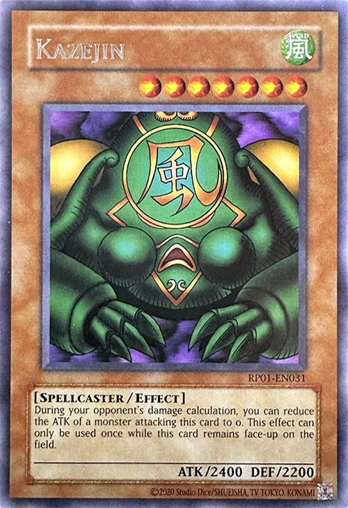 Kazejin [RP01-EN031] Rare | Exor Games Bridgewater