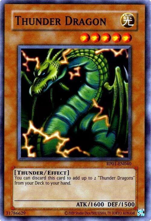 Thunder Dragon [RP01-EN040] Common | Exor Games Bridgewater