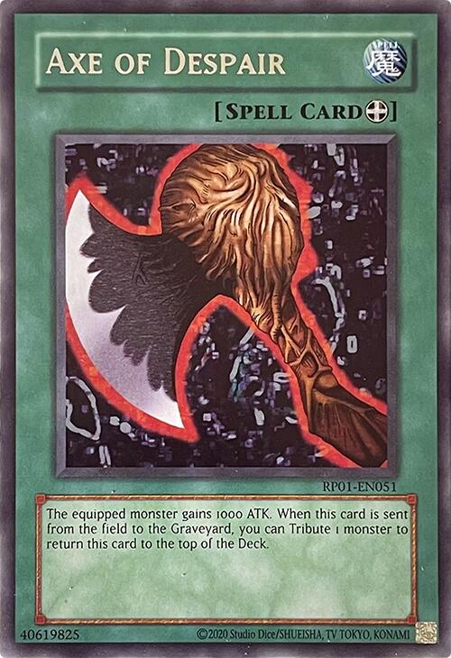 Axe of Despair [RP01-EN051] Rare | Exor Games Bridgewater