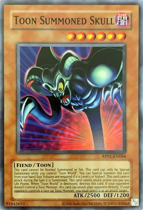 Toon Summoned Skull [RP01-EN064] Common | Exor Games Bridgewater
