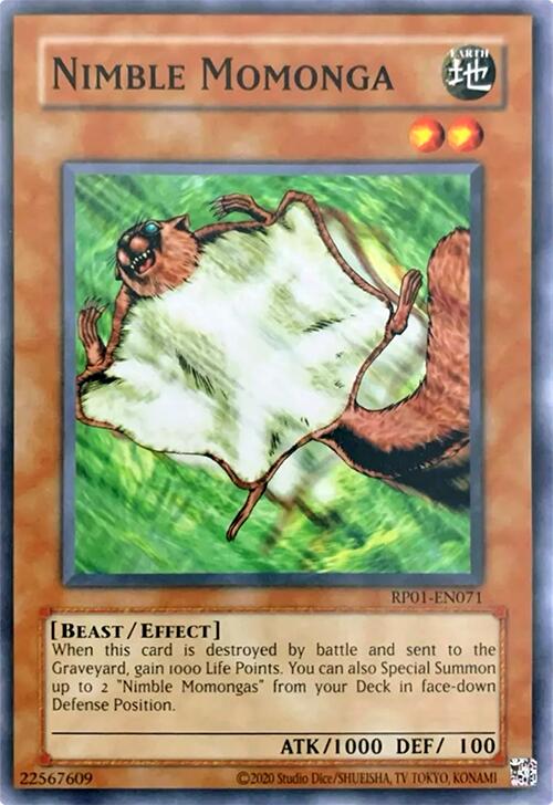 Nimble Momonga [RP01-EN071] Common | Exor Games Bridgewater