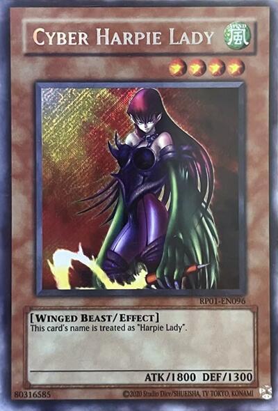 Cyber Harpie Lady [RP01-EN096] Secret Rare | Exor Games Bridgewater