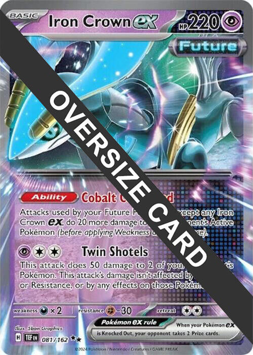 Iron Crown ex (081) (Jumbo Card) [Scarlet & Violet: Black Star Promos] | Exor Games Bridgewater