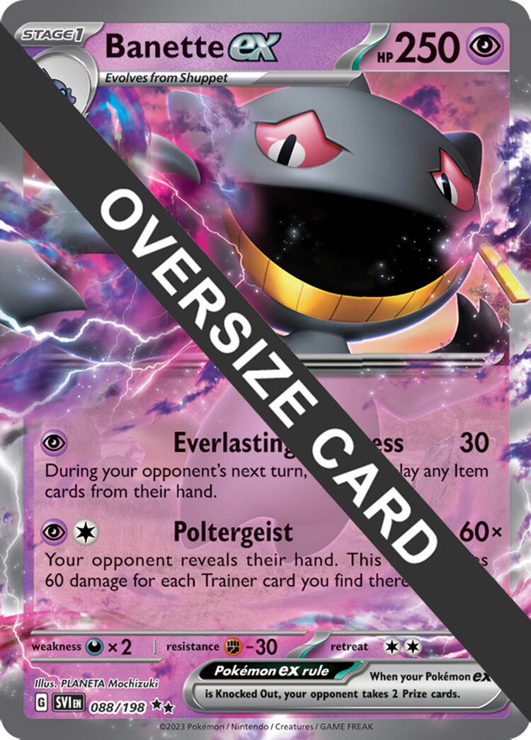 Banette ex (088) (Jumbo Card) [Scarlet & Violet: Black Star Promos] | Exor Games Bridgewater