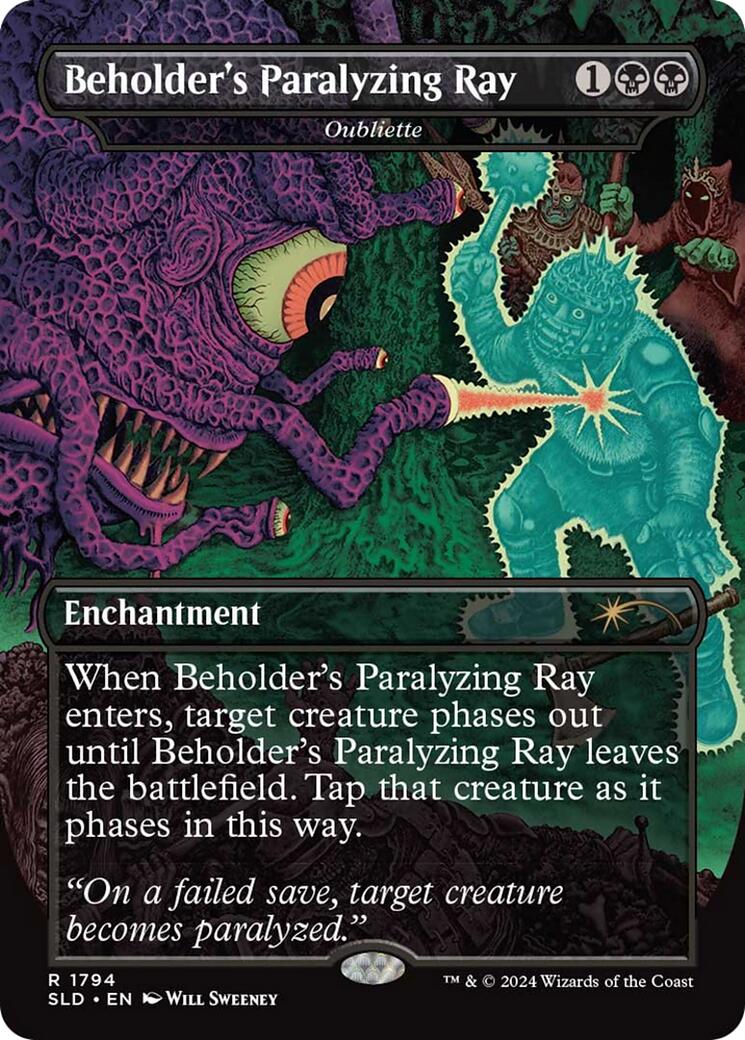 Beholder's Paralyzing Ray - Oubliette [Secret Lair Drop Series] | Exor Games Bridgewater