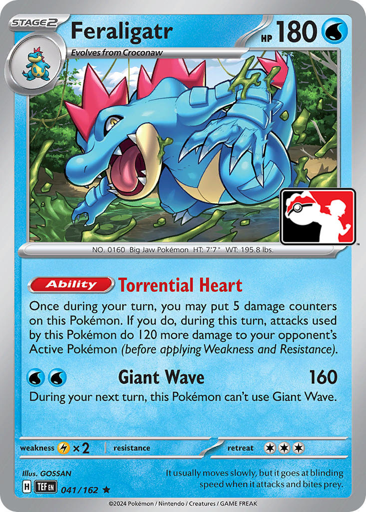 Feraligatr (041/162) [Prize Pack Series Five] | Exor Games Bridgewater