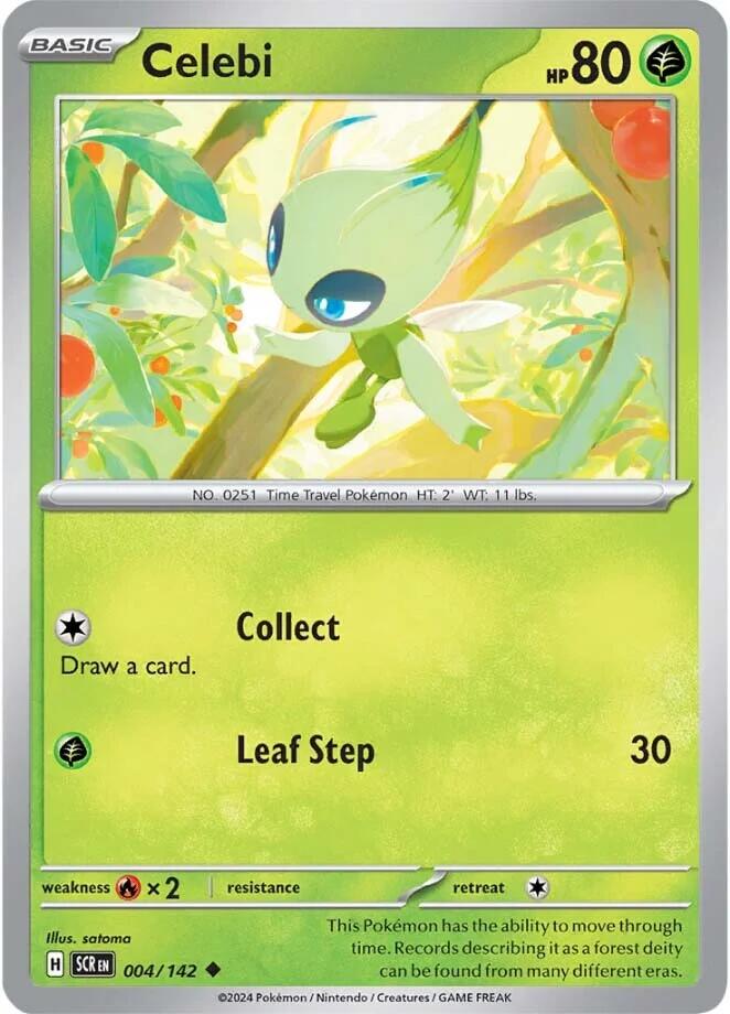 Celebi (004/142) [Scarlet & Violet: Stellar Crown] | Exor Games Bridgewater