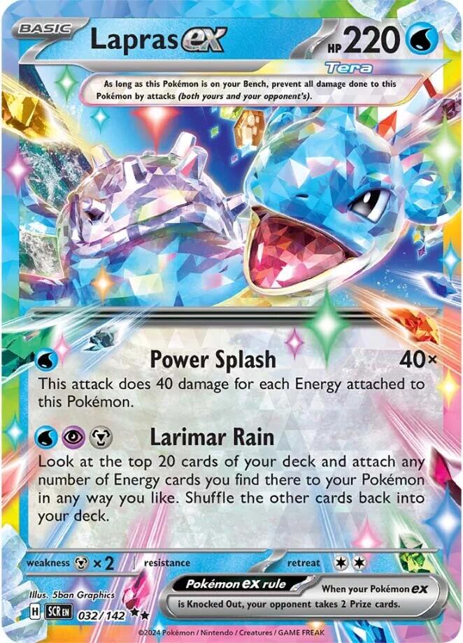 Lapras ex (032/142) [Scarlet & Violet: Stellar Crown] | Exor Games Bridgewater