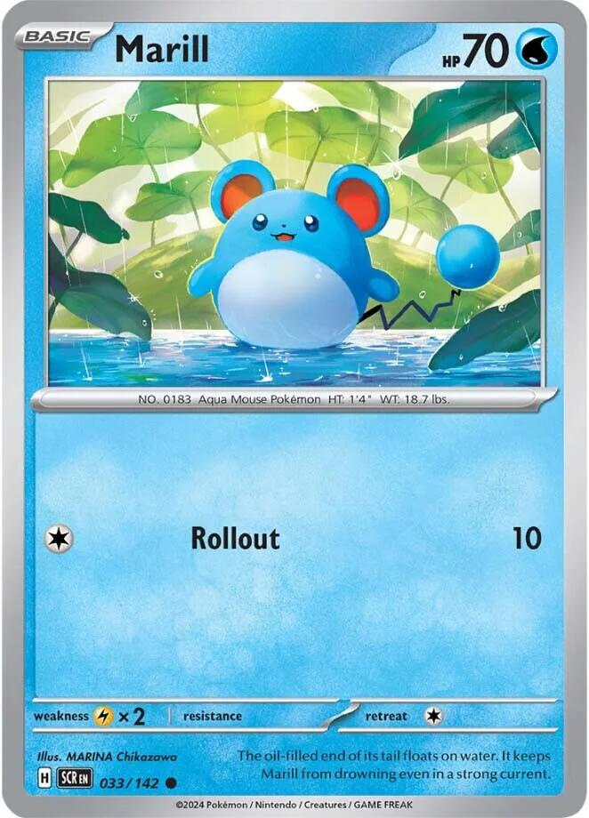 Marill (033/142) [Scarlet & Violet: Stellar Crown] | Exor Games Bridgewater