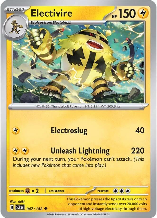 Electivire (047/142) [Scarlet & Violet: Stellar Crown] | Exor Games Bridgewater