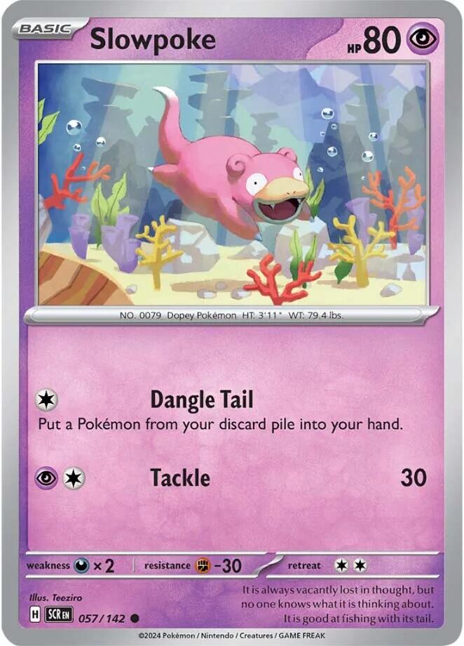 Slowpoke (057/142) [Scarlet & Violet: Stellar Crown] | Exor Games Bridgewater