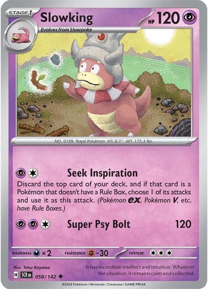 Slowking (058/142) [Scarlet & Violet: Stellar Crown] | Exor Games Bridgewater