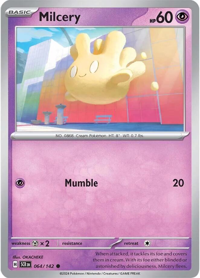 Milcery (064/142) [Scarlet & Violet: Stellar Crown] | Exor Games Bridgewater