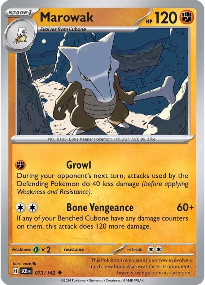 Marowak (073/142) [Scarlet & Violet: Stellar Crown] | Exor Games Bridgewater