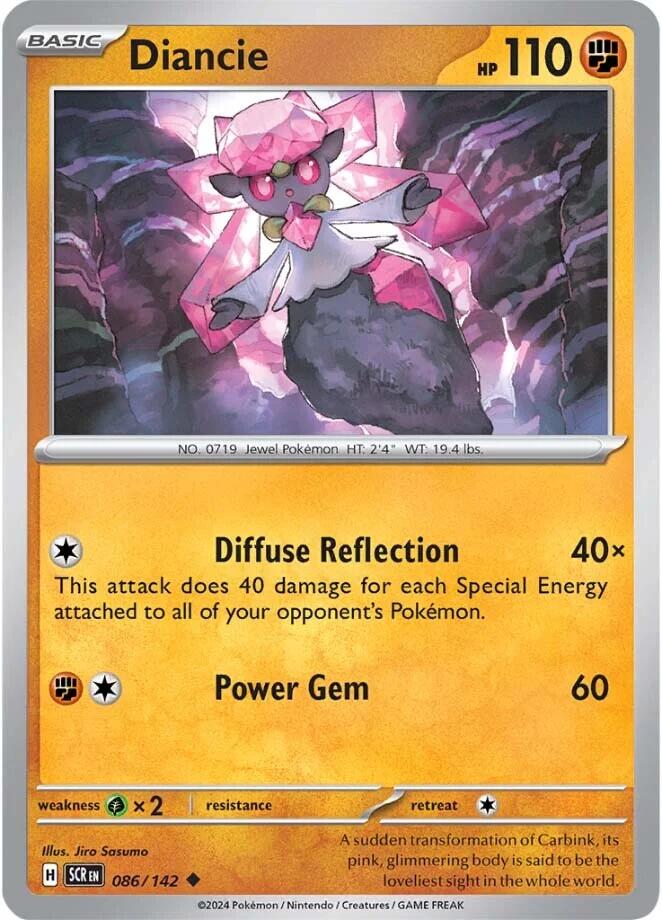 Diancie (086/142) [Scarlet & Violet: Stellar Crown] | Exor Games Bridgewater