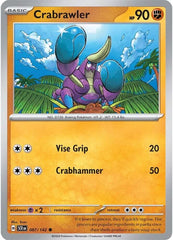 Crabrawler (087/142) [Scarlet & Violet: Stellar Crown] | Exor Games Bridgewater