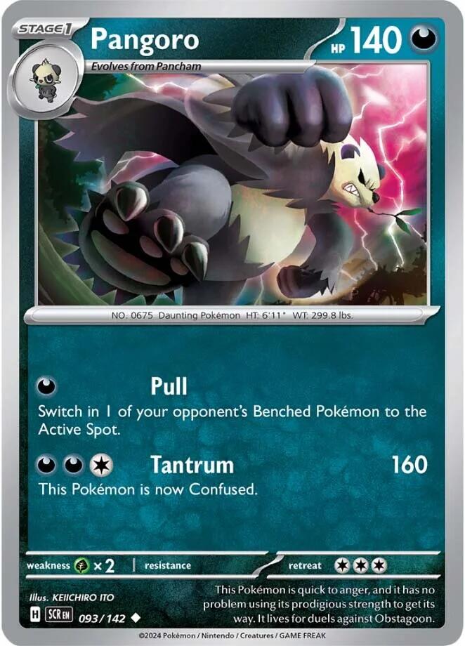 Pangoro (093/142) [Scarlet & Violet: Stellar Crown] | Exor Games Bridgewater