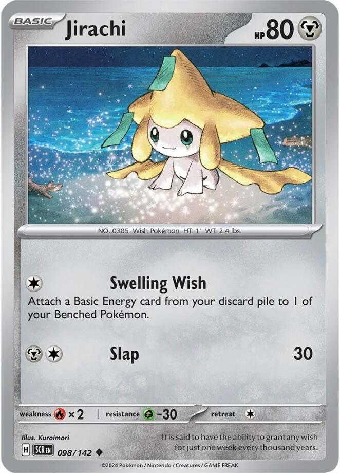 Jirachi (098/142) [Scarlet & Violet: Stellar Crown] | Exor Games Bridgewater
