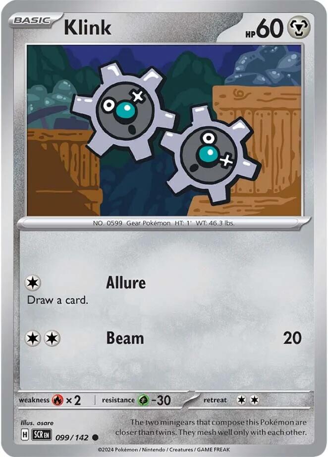 Klink (099/142) [Scarlet & Violet: Stellar Crown] | Exor Games Bridgewater