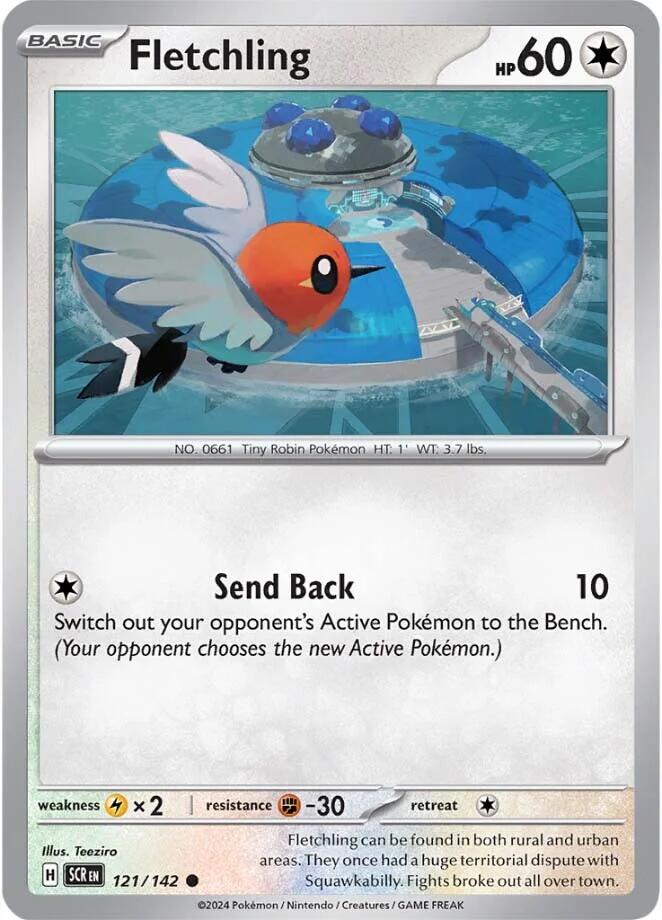 Fletchling (121/142) [Scarlet & Violet: Stellar Crown] | Exor Games Bridgewater