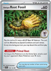 Antique Root Fossil (130/142) [Scarlet & Violet: Stellar Crown] | Exor Games Bridgewater