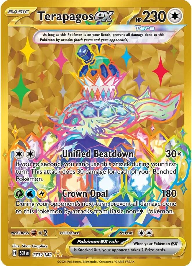 Terapagos ex (173/142) [Scarlet & Violet: Stellar Crown] | Exor Games Bridgewater