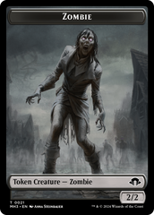 Servo // Zombie Double-Sided Token [Modern Horizons 3 Tokens] | Exor Games Bridgewater