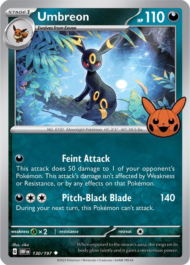 Umbreon (130/197) [Trick or Trade 2024] | Exor Games Bridgewater