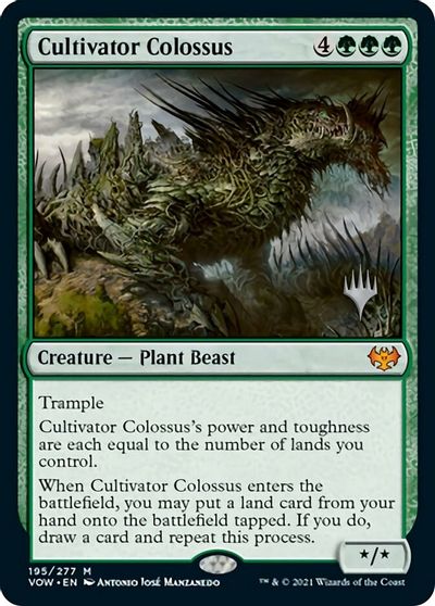 Cultivator Colossus (Promo Pack) [Innistrad: Crimson Vow Promos] | Exor Games Bridgewater