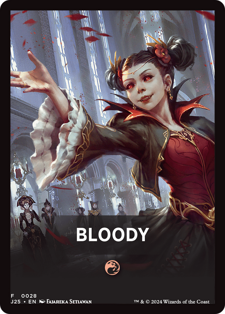 Bloody Theme Card [Foundations Jumpstart Front Cards] | Exor Games Bridgewater