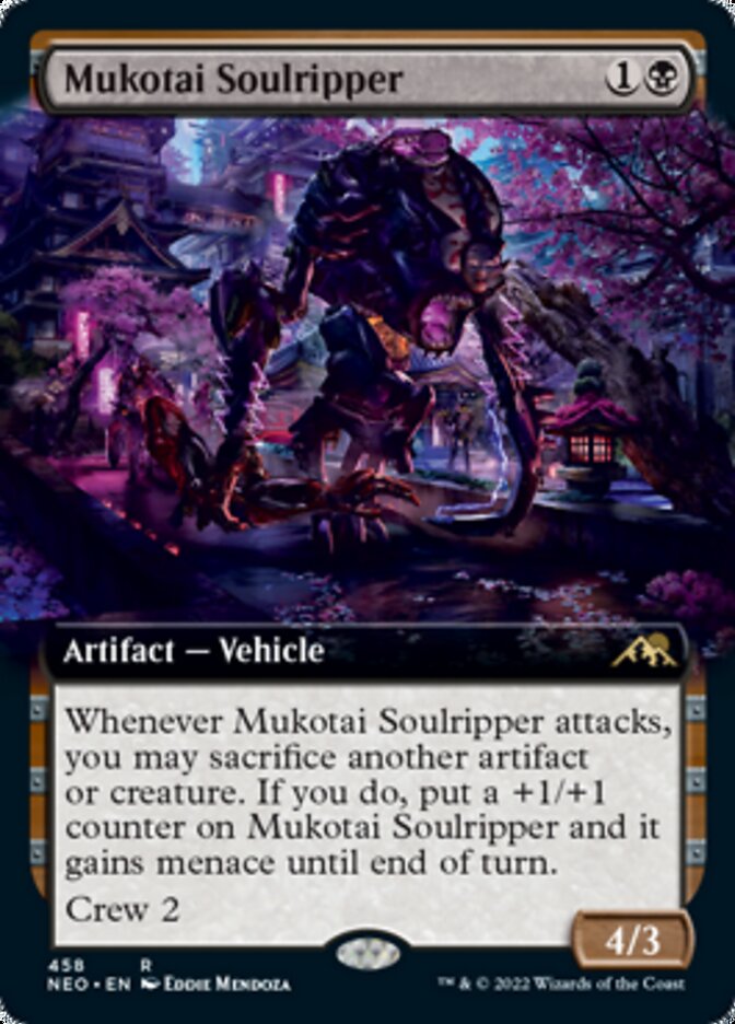 Mukotai Soulripper (Extended Art) [Kamigawa: Neon Dynasty] | Exor Games Bridgewater