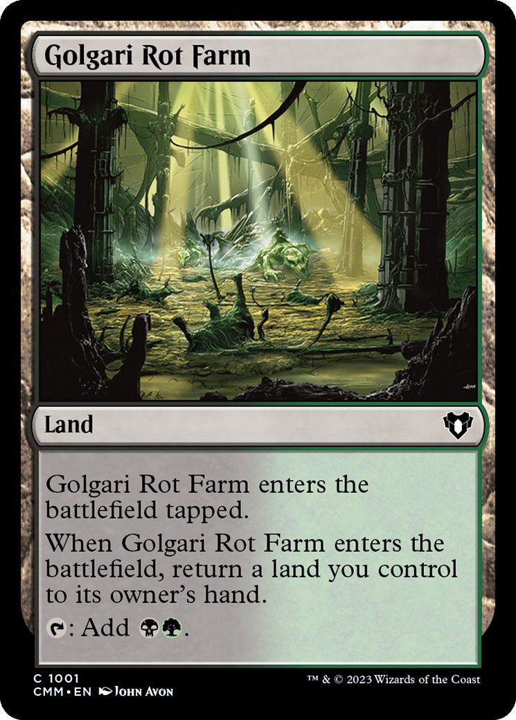 Golgari Rot Farm [Commander Masters] | Exor Games Bridgewater