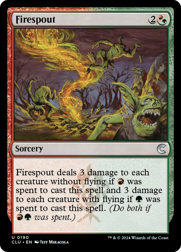 Firespout [Ravnica: Clue Edition] | Exor Games Bridgewater