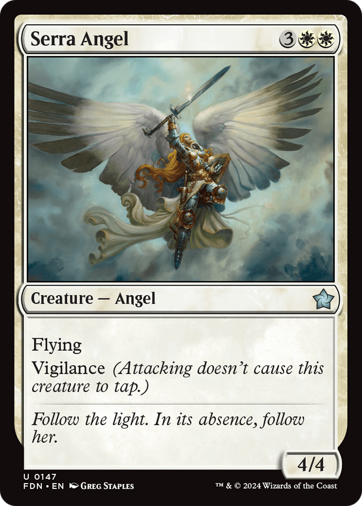 Serra Angel [Foundations] | Exor Games Bridgewater