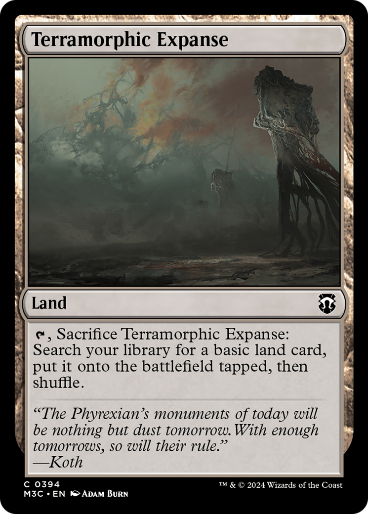 Terramorphic Expanse (Ripple Foil) [Modern Horizons 3 Commander] | Exor Games Bridgewater