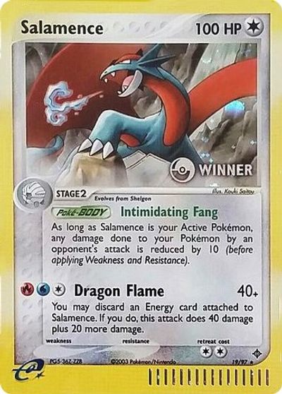 Salamence (19/97) (Winner) [League & Championship Cards] | Exor Games Bridgewater