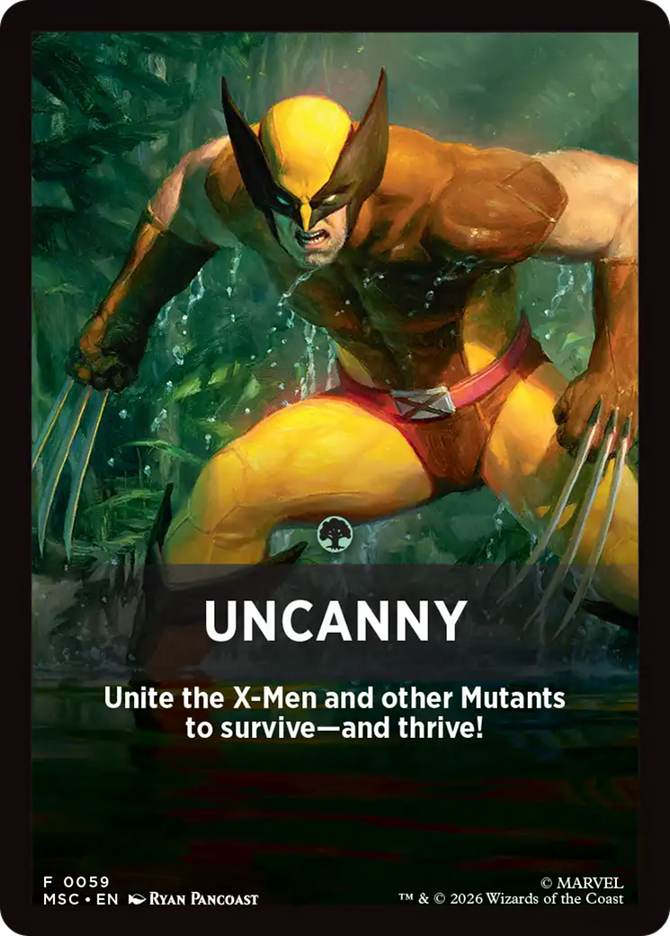 Uncanny Theme Card [Marvel Super Heroes Commander] | Exor Games Bridgewater