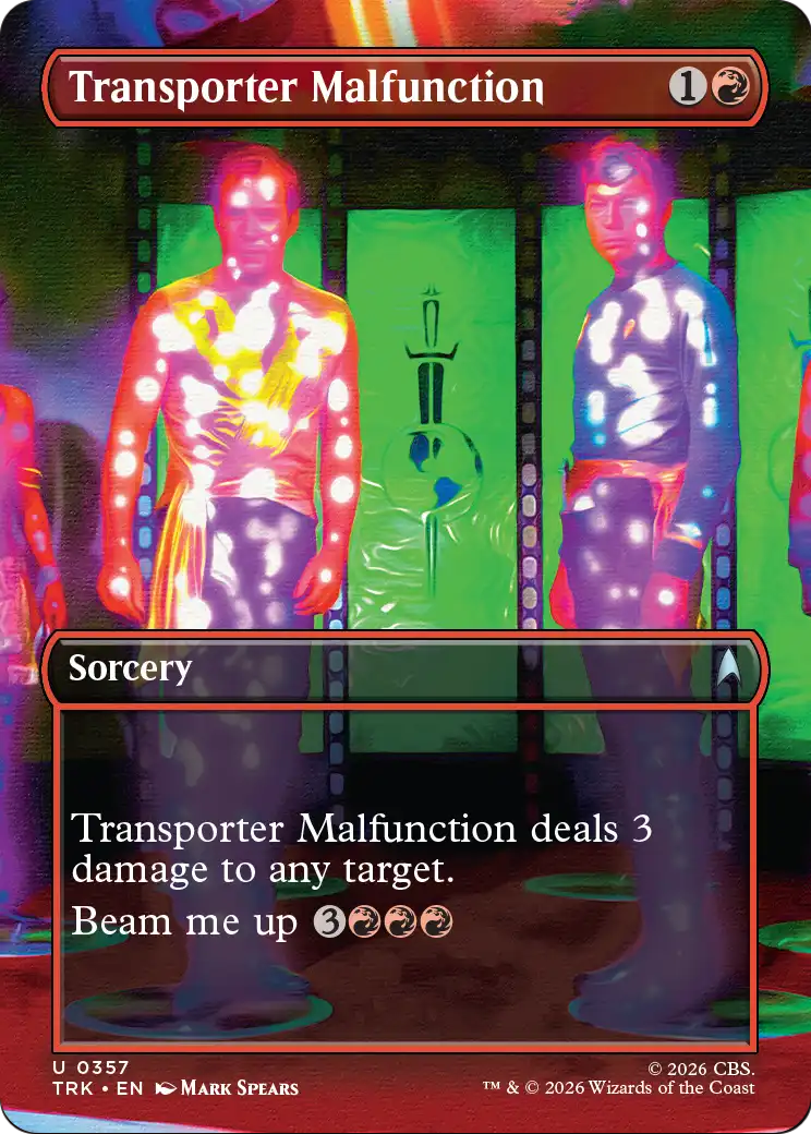 Transporter Malfunction (Borderless) [Star Trek] | Exor Games Bridgewater