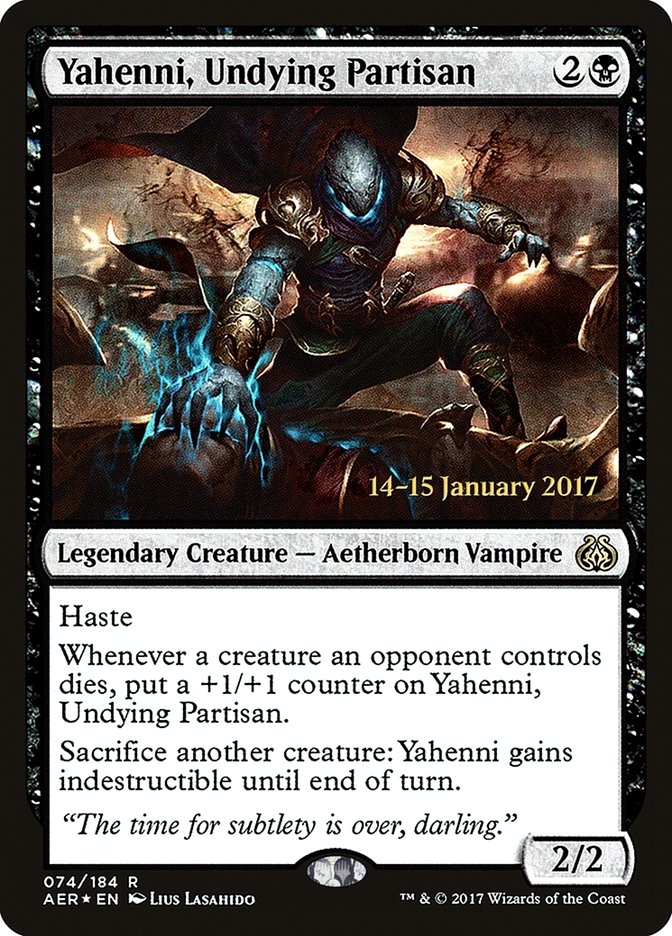 Yahenni, Undying Partisan [Aether Revolt Prerelease Promos] | Exor Games Bridgewater