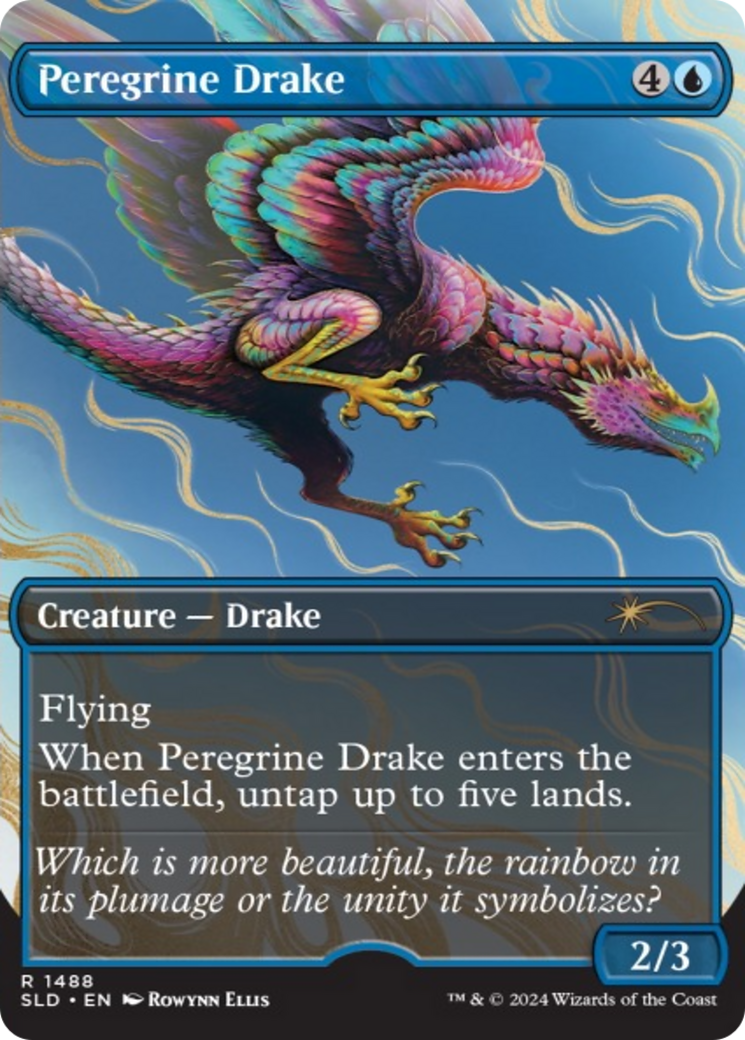 Peregrine Drake (Rainbow Foil) [Secret Lair Drop Series] | Exor Games Bridgewater