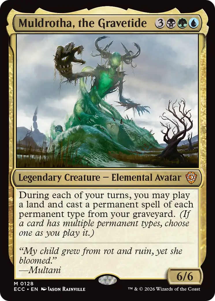 Muldrotha, the Gravetide [Lorwyn Eclipsed Commander] | Exor Games Bridgewater