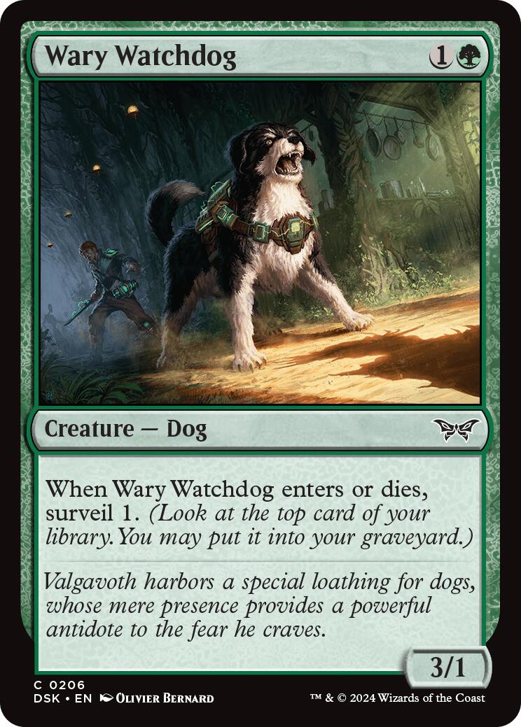 Wary Watchdog [Duskmourn: House of Horror] | Exor Games Bridgewater