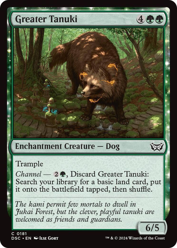 Greater Tanuki [Duskmourn: House of Horror Commander] | Exor Games Bridgewater