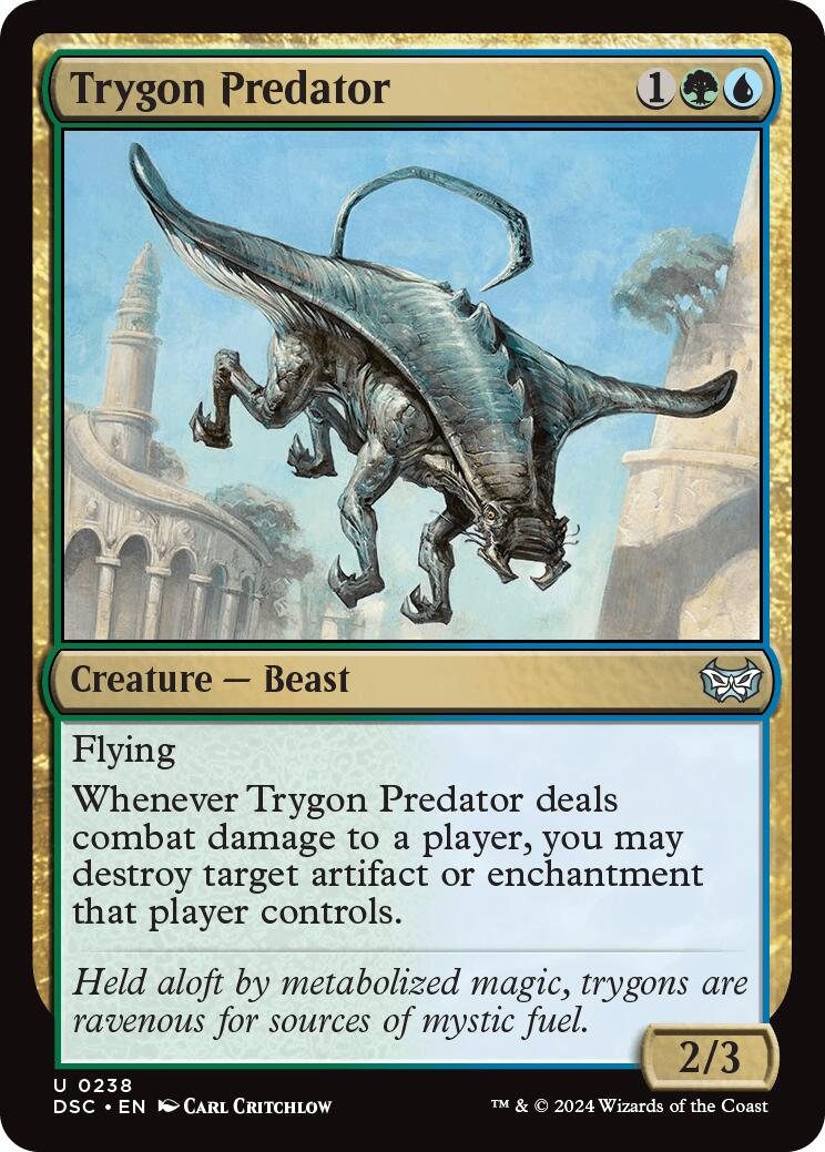 Trygon Predator [Duskmourn: House of Horror Commander] | Exor Games Bridgewater
