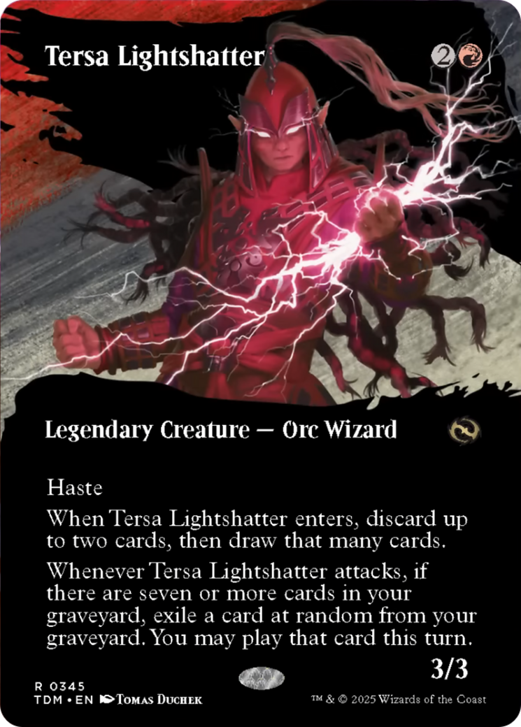 Tersa Lightshatter (Borderless) [Tarkir: Dragonstorm] | Exor Games Bridgewater