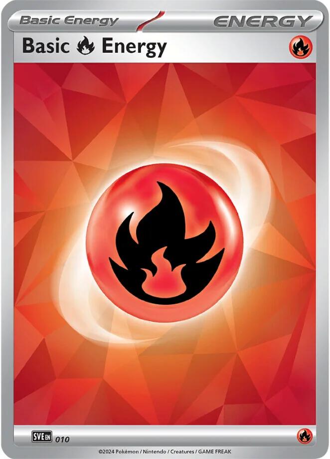 Basic Fire Energy (010)(Holo) [Scarlet & Violet: Stellar Crown] | Exor Games Bridgewater