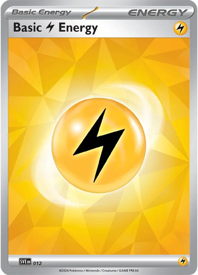 Basic Lightning Energy (012)(Holo) [Scarlet & Violet: Stellar Crown] | Exor Games Bridgewater